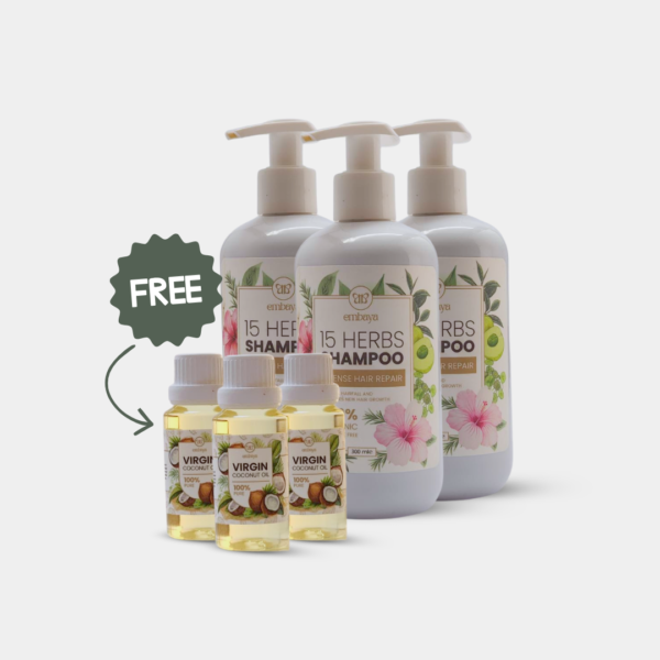 Bundle of 3 - 15 Herbs Shampoo 300ml