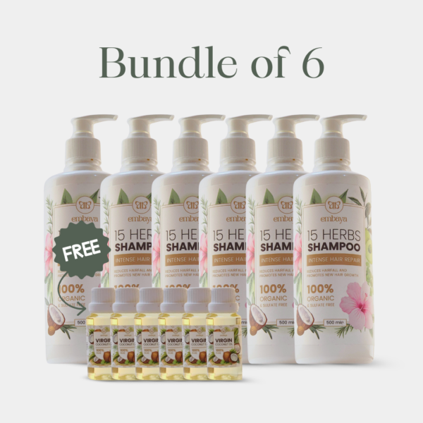 Bundle of 6 - 15 Herbs Shampoo 500ml