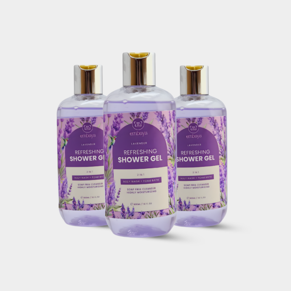 Bundle of 3 - Lavender Shower Gel - 300ml