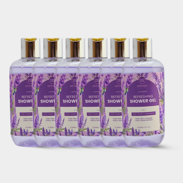 Bundle of 6 - Lavender Shower Gel - 300ml