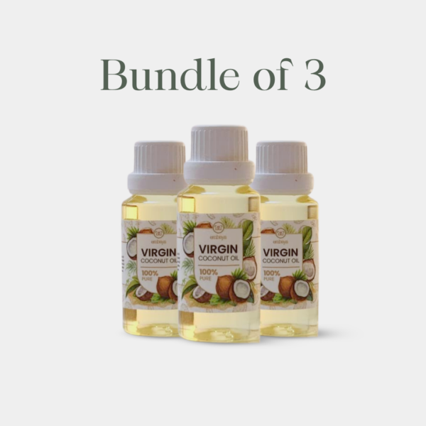 Bundle of 3 - Pure Virgin Coconut Oil 20ml