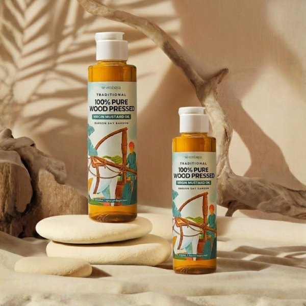 Mustard oil - 100% Pure, Wood pressed (Kohlu)