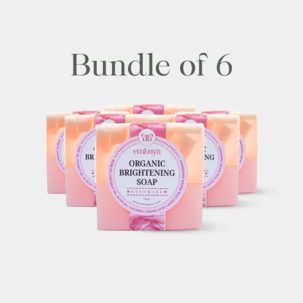 Bundle of 6 - Rose Brightening Soap