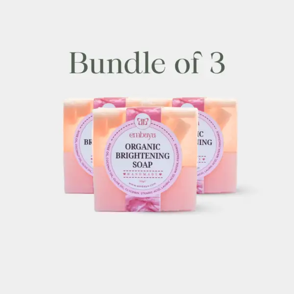 Bundle of 3 - Rose Brightening Soap