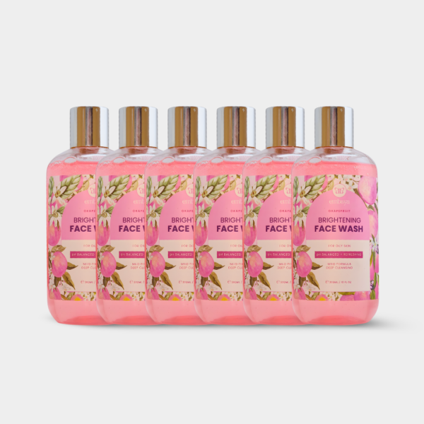 Bundle of 6 - Grapefruit Brightening Facewash - 300ml